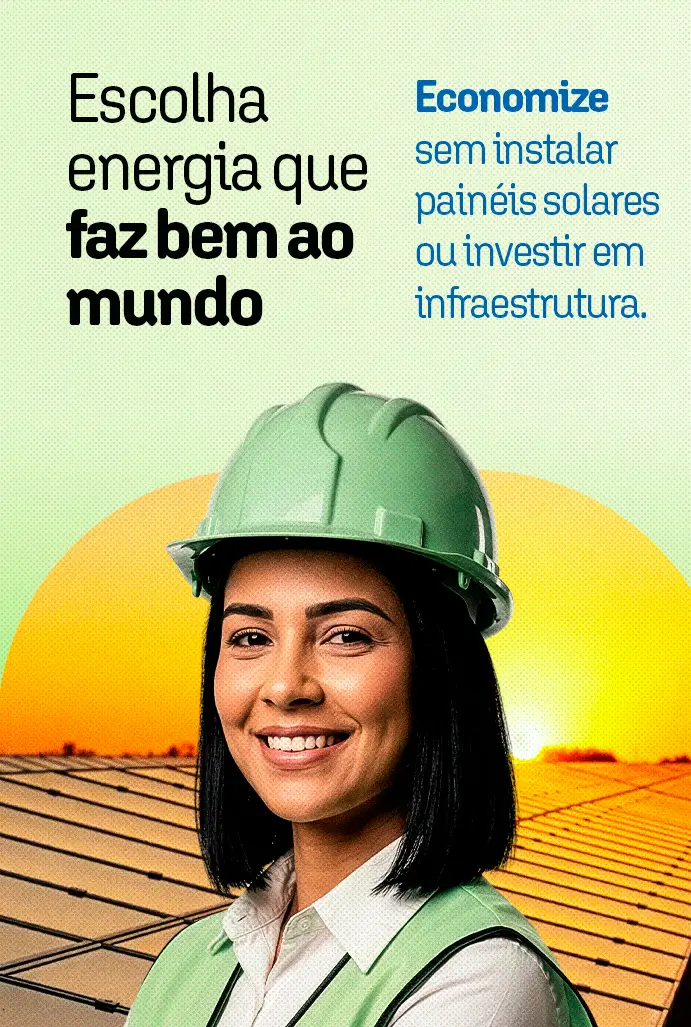Ilustração de dúvidas sobre energia limpa